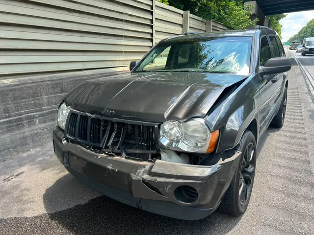 Gray suv — collision before — Stop N Go auto body & paint, Stone Mountain GA