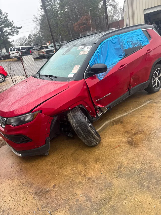 Red suv — collision before — Stop N Go auto body & paint, Stone Mountain GA